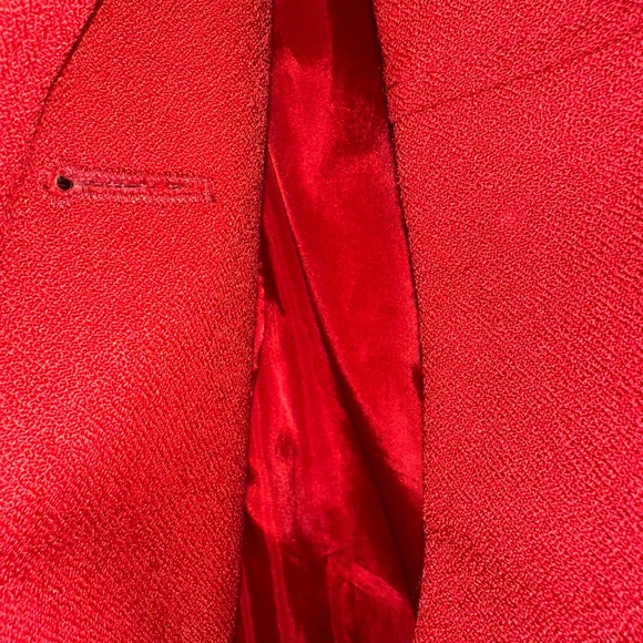 Victoria's Secret Red Button Trench Coat - Picture 9 of 9